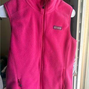 Vineyard Vines Hot Pink Fleece Vest